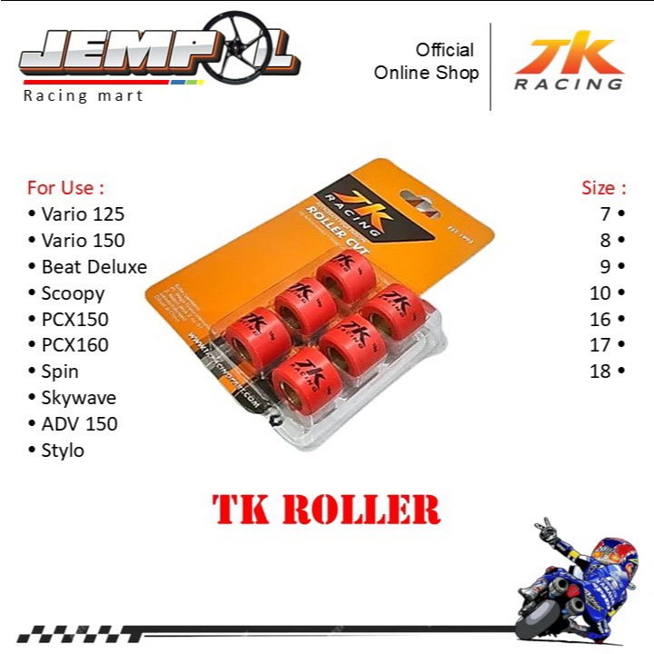 TK Roller CVT Racing Beat Karbu/ Scoopy Karbu/ Spacy Karbu