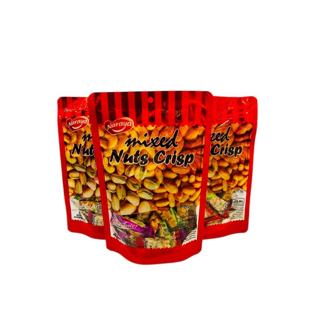 

Naraya Mixed Nuts Crisp 200g Naraya Kacang permen ting ting mix