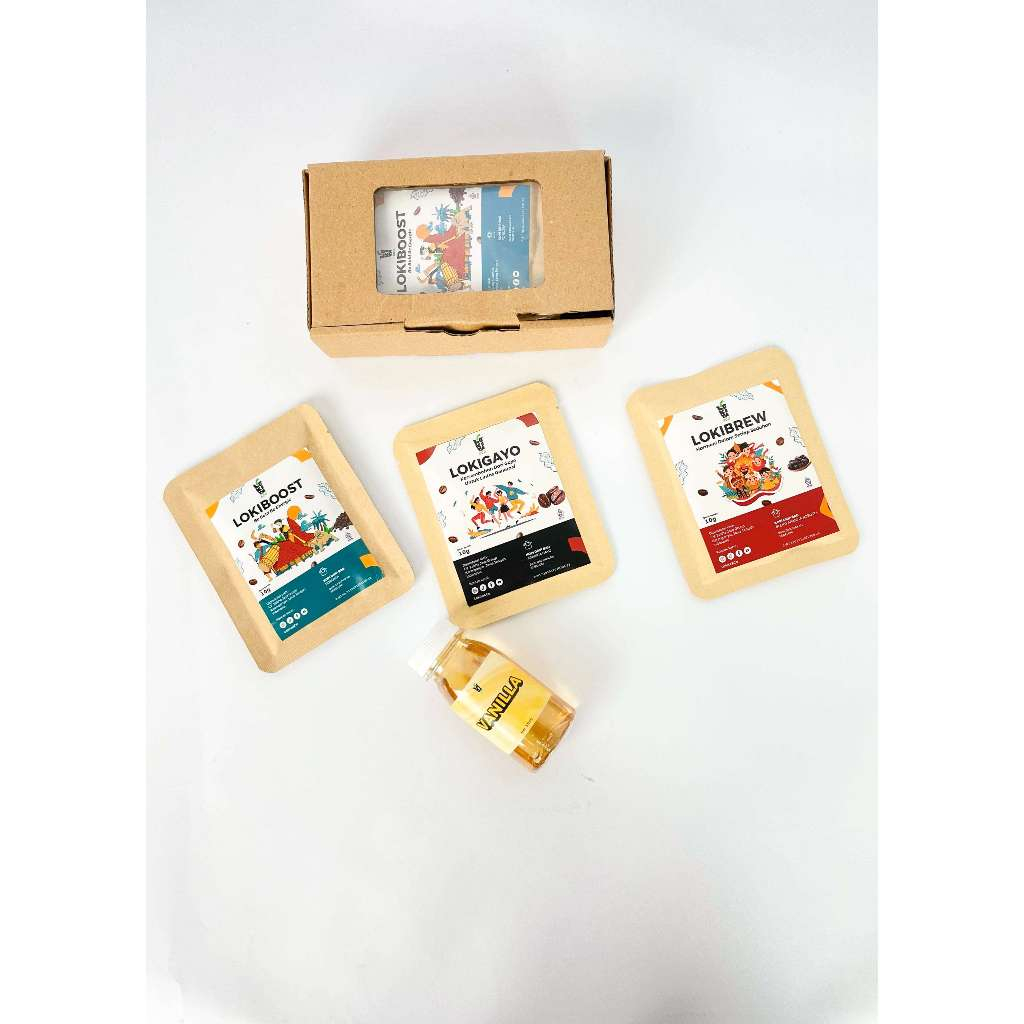 

LOKITA - Paket Komplit Kopi Drip Bag Sirup