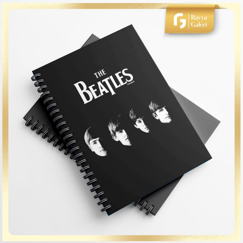 

Notebook Buku catatan harian Buku Journal A6 & A5 Isi 50 100 halaman double Ring spiral buku The beatles