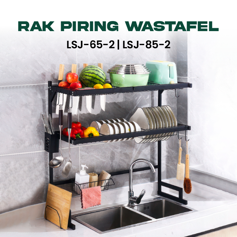 Rak Piring Stainless - Rak Wastafel Cuci Piring Stainless - Rak Cuci Piring - Rak Wastafel Stainless