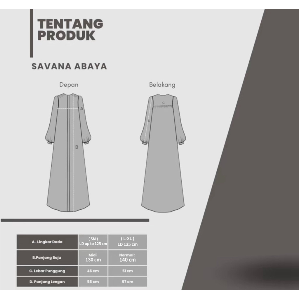 Hot Sale Elshifa - Savana Basic Abaya Oversize Polo Linen Full Kancing Gamis Sekaligus Outer By