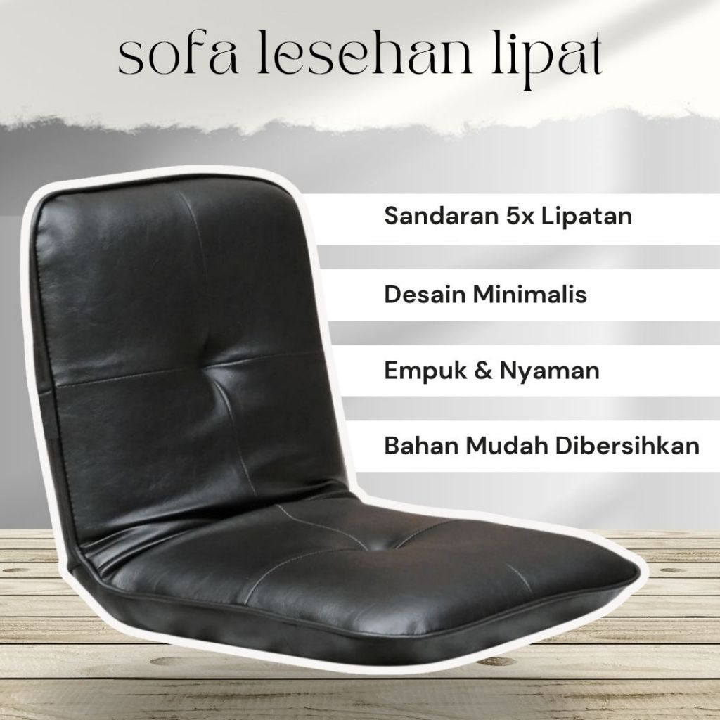 Kursi Lantai Sofa Lesehan Lipat Sandaran