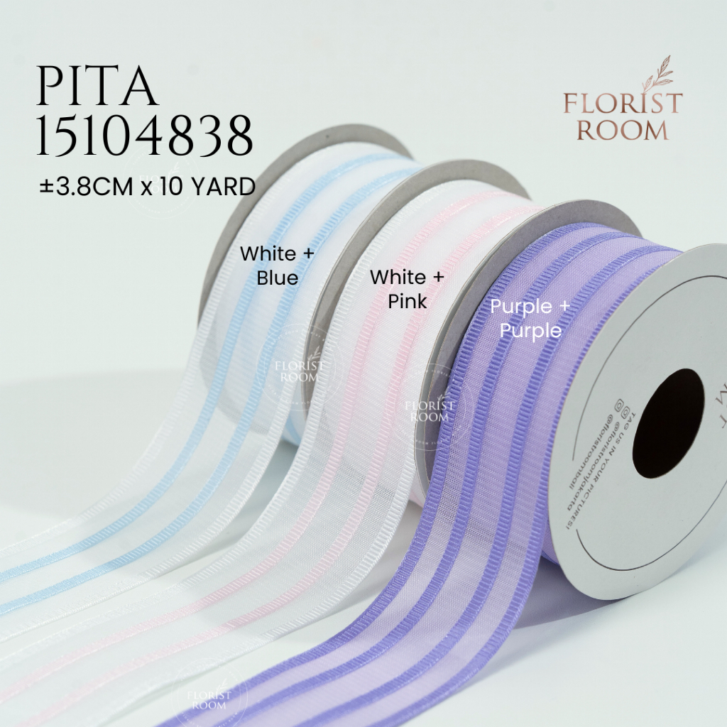 

Pita 15104838 - 3.8 cm x 10 yard - Stripes Ribbon - Baby Born