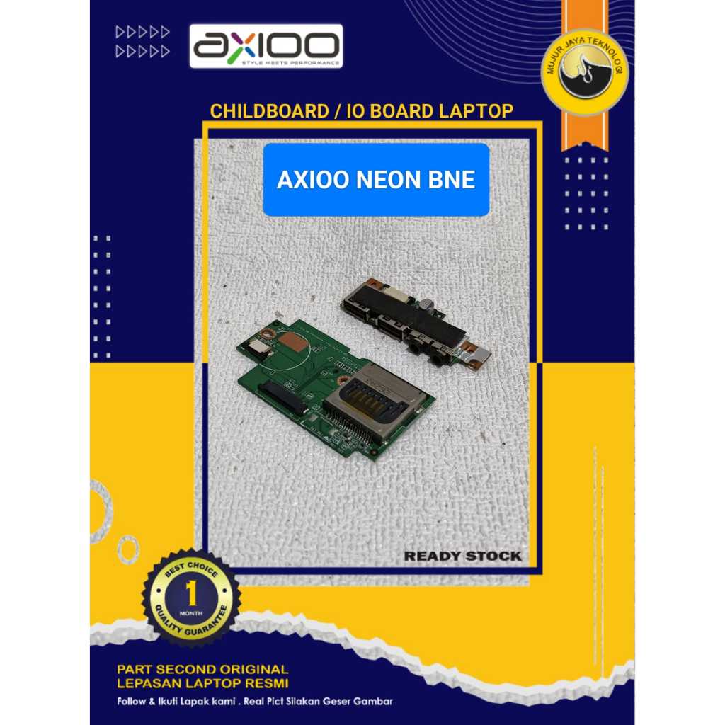 Childboard IO USB HDD CR Audio Board Laptop AXIOO NEON BNE 14I 14G 72R-E14CT0-C410 Second Original