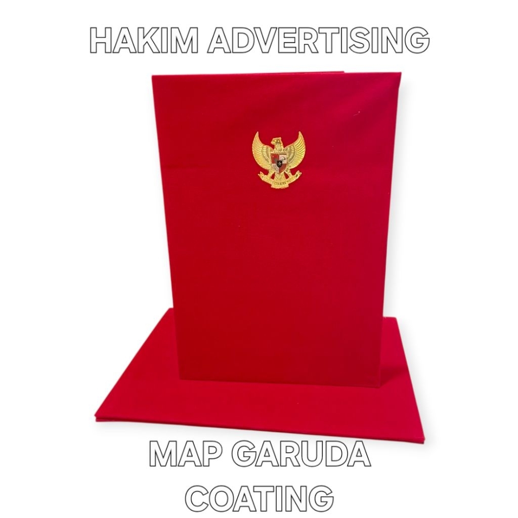 

Map bludru map upacara pancasila+garuda coating ukuran A4 ready stock