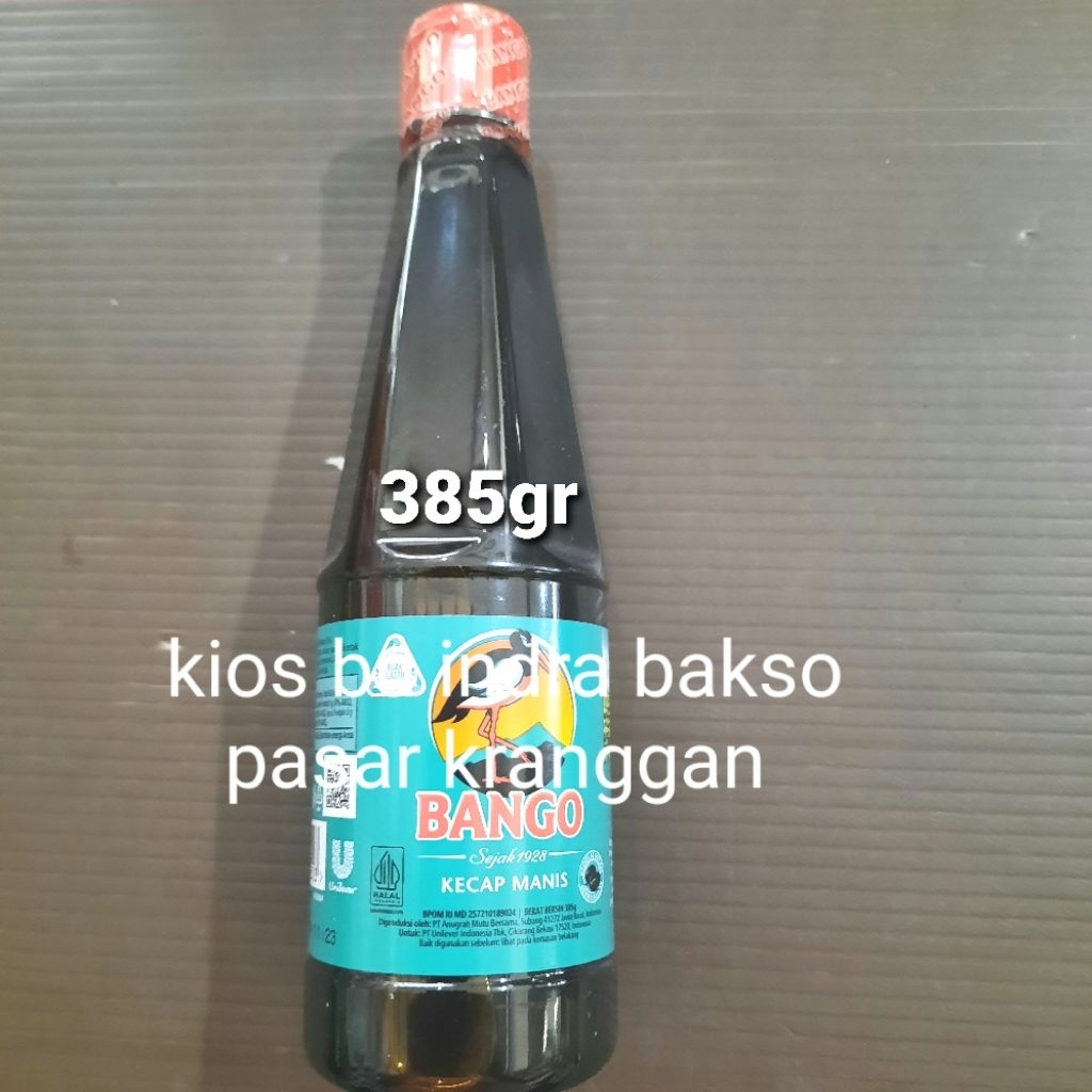 

bango kecap manis 385 gr botol bangau 275 ml