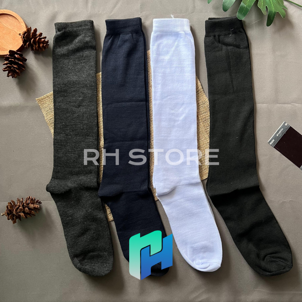 Kaos kaki paskibraka panjang selutut pria wanita dewasa kaus kaki selutut