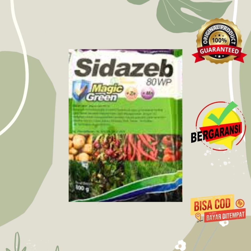 fungisida sidazeb magic green 80 wp 800 gram