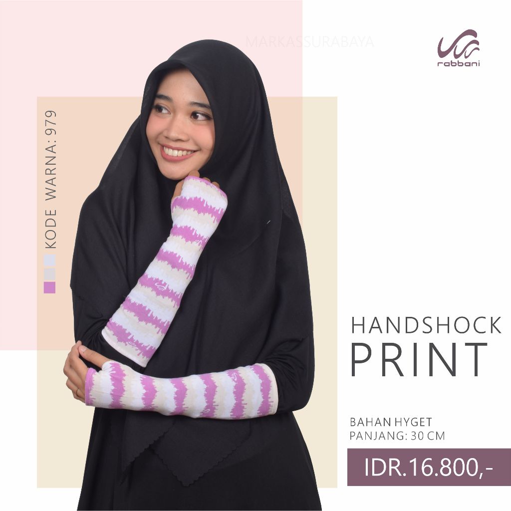 RABBANI HANDSOCK PRINT