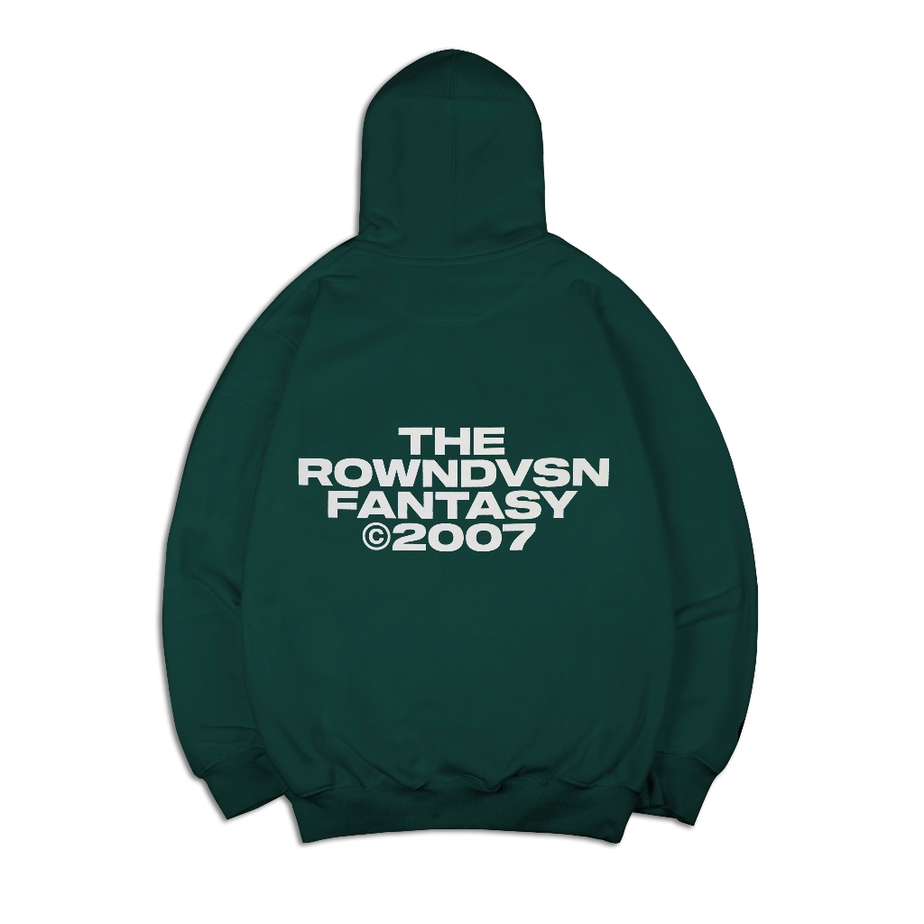 Rown Division Storage Pullover Hoodie - Rowndvsn Jaket Merrion Green