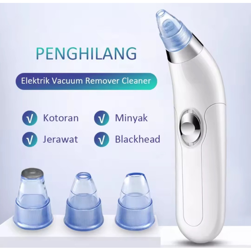 [ BISA COD ] Pembersih komedo Wajah Elektrik, alat facial Blackhead Remover Vacuum Suction Facial Cl