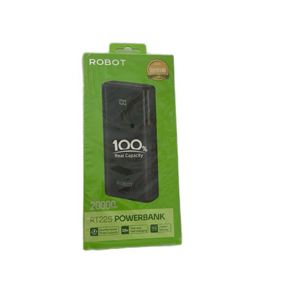 Power Bank Merek Robot 20000mah RT22S
