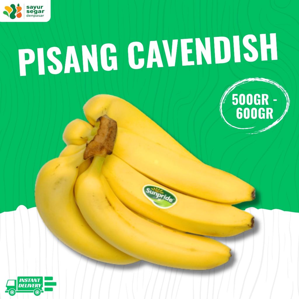

Pisang Cavendis 500gr-600gr - Sayur Segar Denpasar