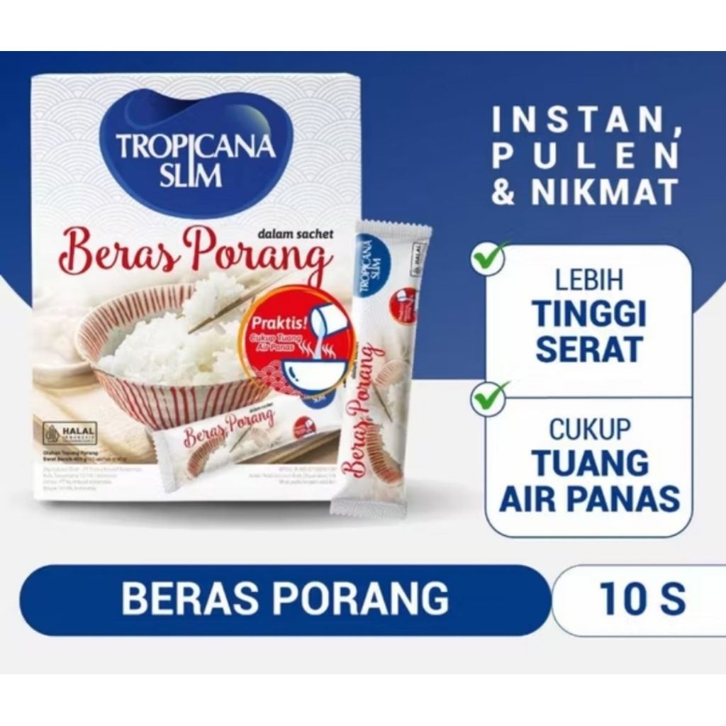 

Tropicana Slim Beras Porang 1 Box Isi 10 Sachet @40gram