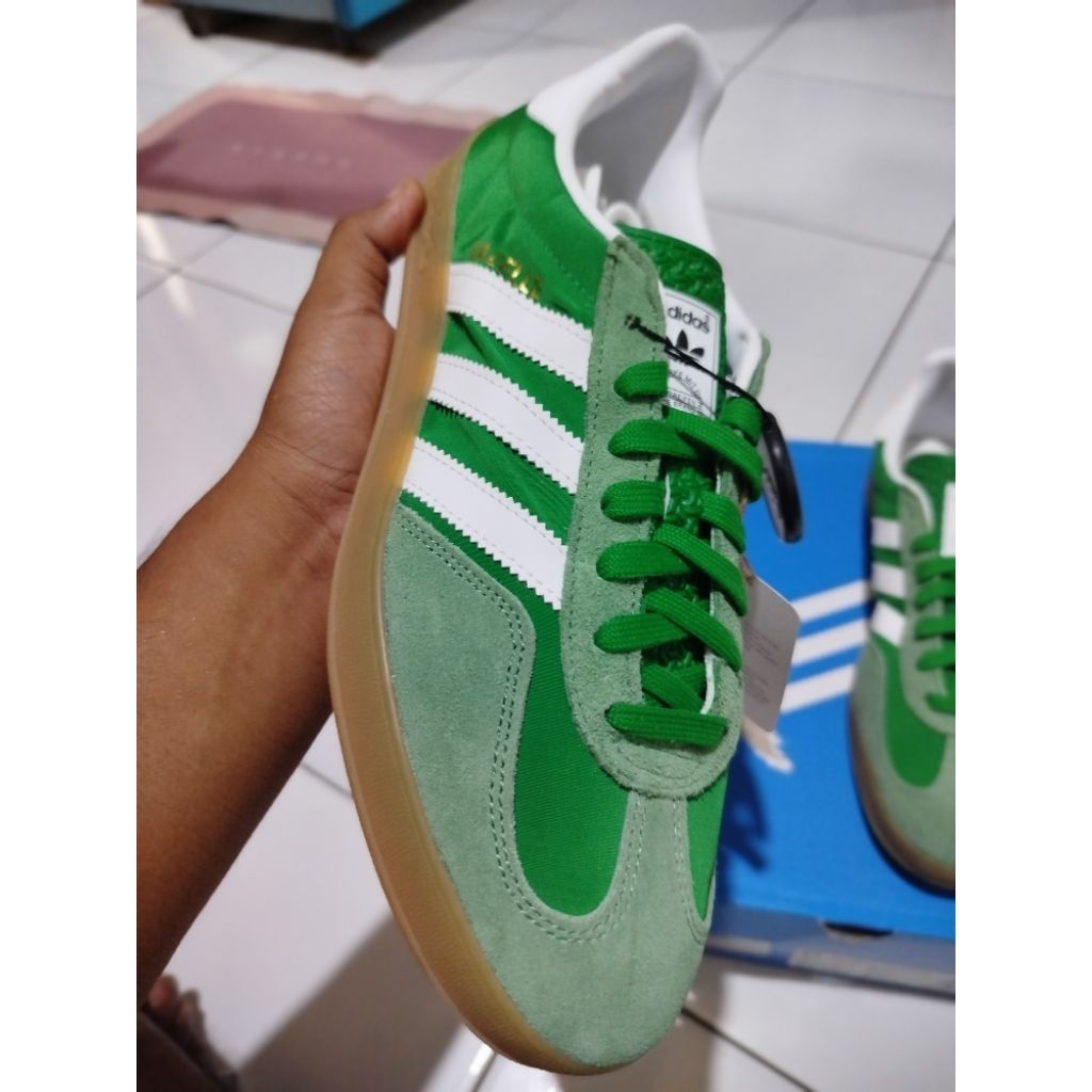 ADIDAS GAZELLE INDOOR HAZY GREEN