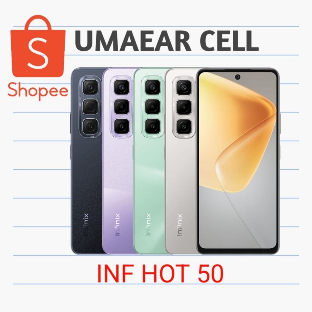 Infinix hot 50 6/256gb garansi resmi