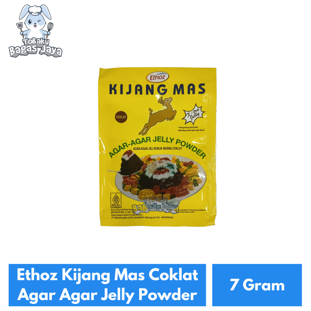 

Ethoz Kijang Mas Coklat Agar - Agar Jelly Powder 7 Gram