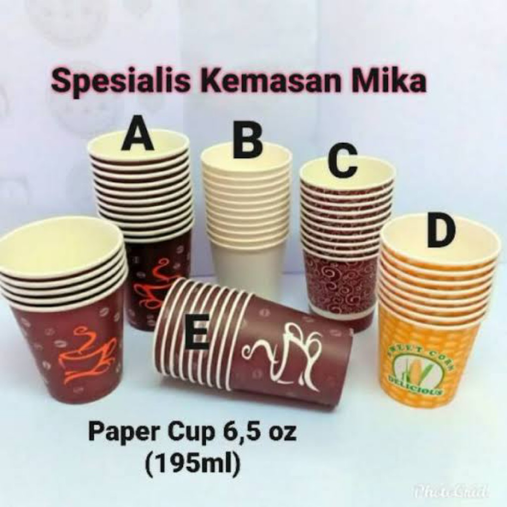 paper cup coffee 6.5Oz