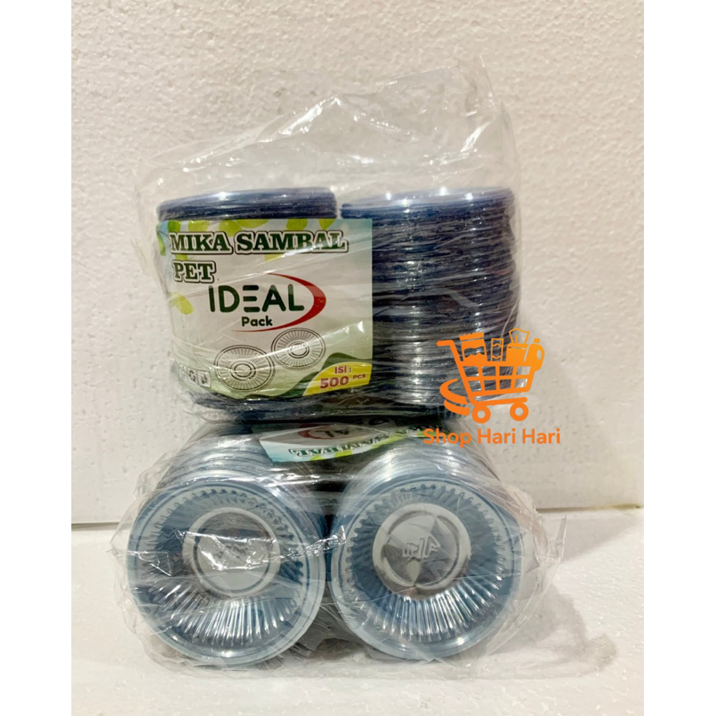 MIKA SAMBAL SEKALI PAKAI / MIKA PLASTIK / TEMPAT SAMBAL / TEMPAT CABE (1 slop)