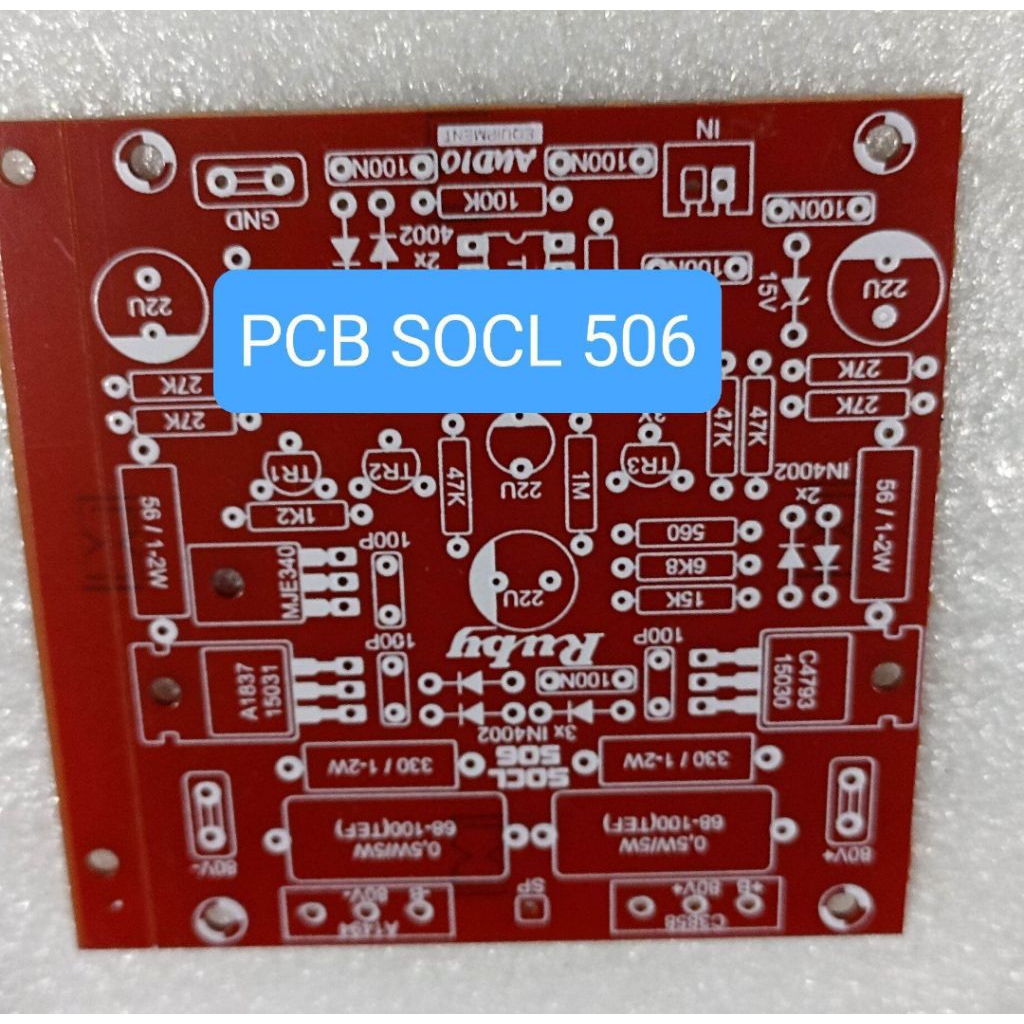 PCB SOCL 506 SEMI FIBER RUBY PCB PAPAN PCB 506