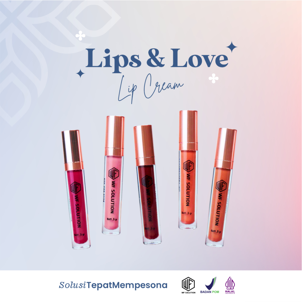 LIP CREAM MATE LIPS & LOVE BY WF SOLUTION