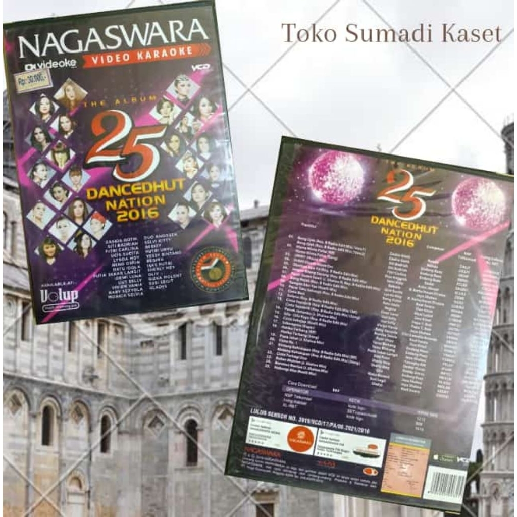 VCD komplikasi produksi Nagaswara isi 2 disc