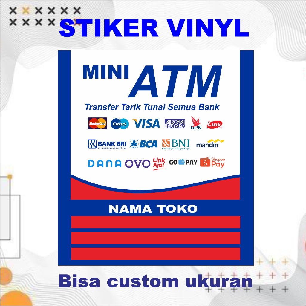 

STIKER VINYL ATM MINI TYFE A02
