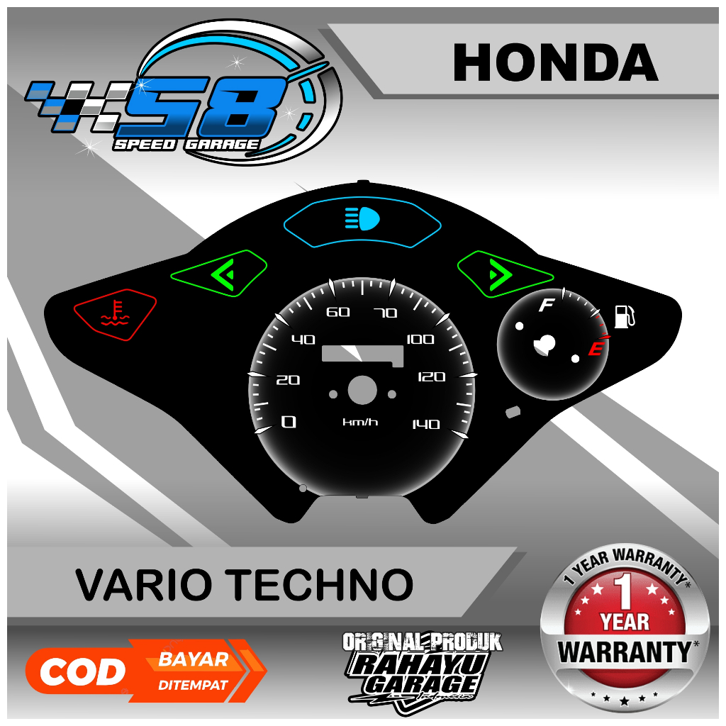 PAPAN SPEEDOMETER CUSTOM VARIO TECHNO 110