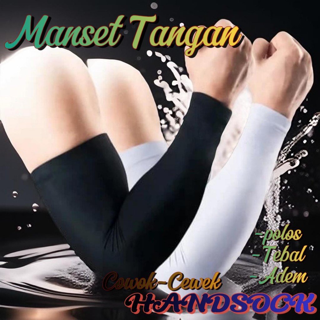Manset tangan/Manset tangan wanita/Manset tangan Pria/Sarung Lengan/Manset Tangan hijab/manset