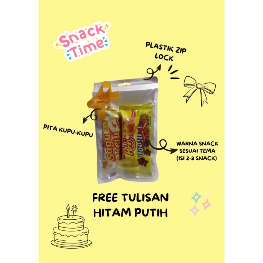 

MINI GIFT MURAH BERKUALITAS//FREE UCAPAN//TEMA KUNING//BINGKISAN ANAK//SNACK MINI