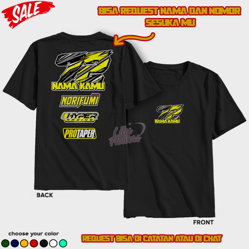 Kaos Racing custom bisa request nomor dan nama terbaru 2025 baju Racing viral baju kekinian kaos vir