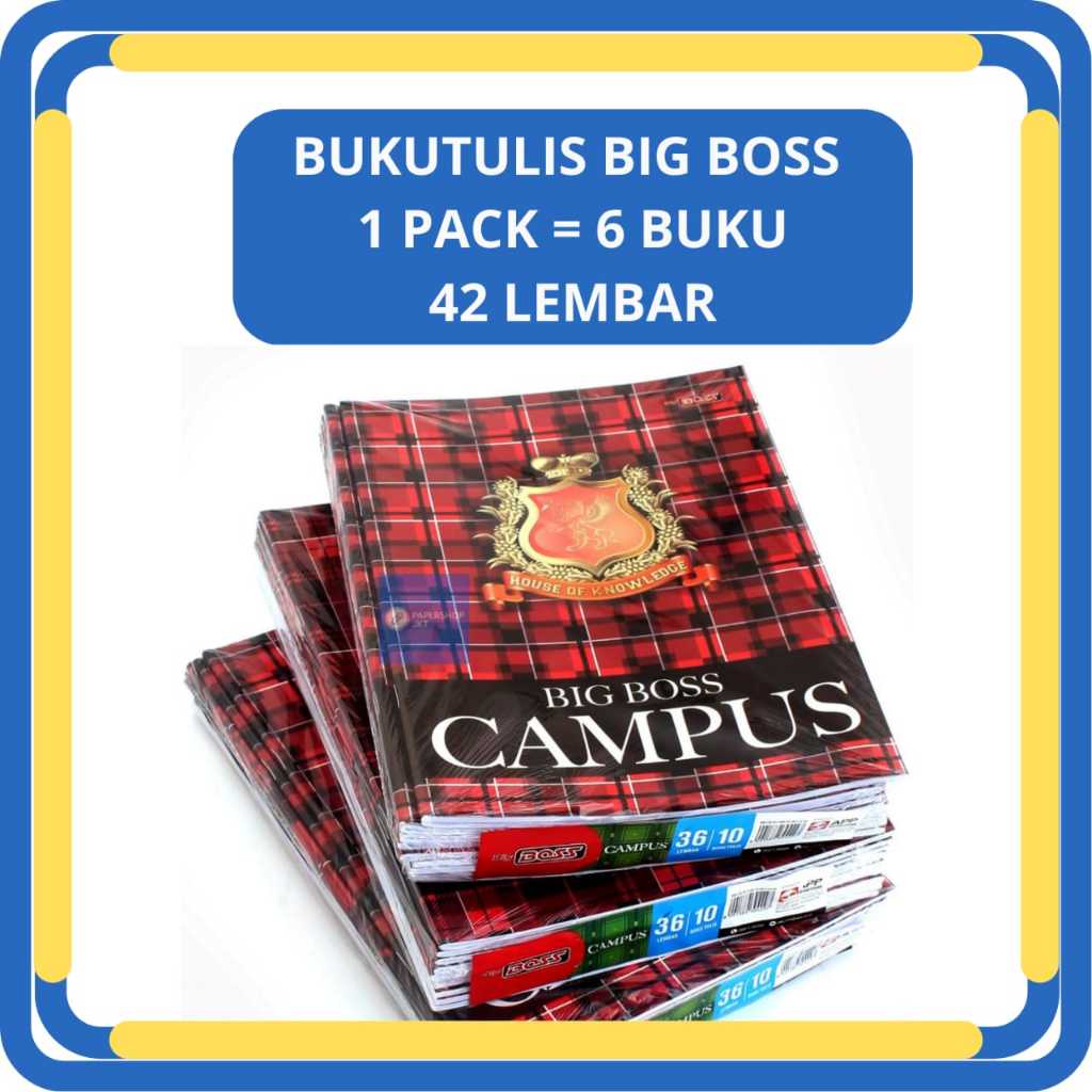 

BUKU TULIS BIGBOSS CAMPUS 42 LEMBAR