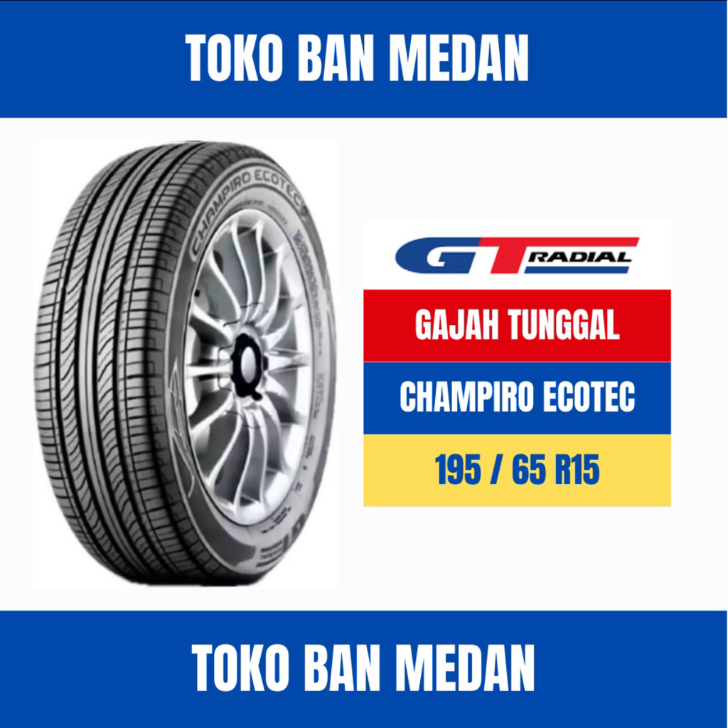 BAN GT RADIAL 195/65 R15 GT ECOTEC