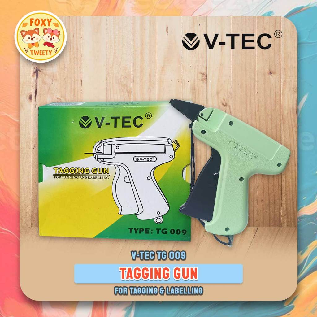 

GUN TAG VTec TG 009 / Tagging Gun V-Tec untuk Label Baju TG009 / Alat Tembak Pasang Label Baju