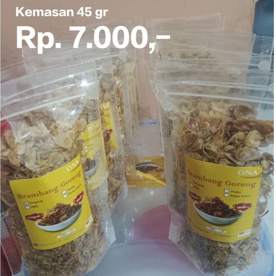 

Bawang Goreng Kemasan Pouch 45 gr