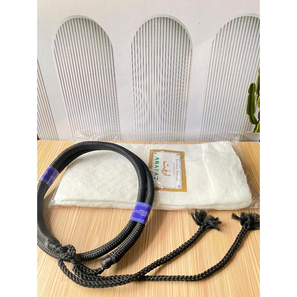 Sorban Arab Igal Arab Sorban Arab Igal Tali Peci Putih Dewasa Perlengkapan Haji Umroh Hiban