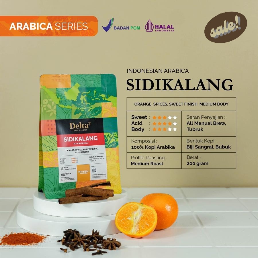

Kopi | Sidikalang | Arabika | Medium Roast 200g