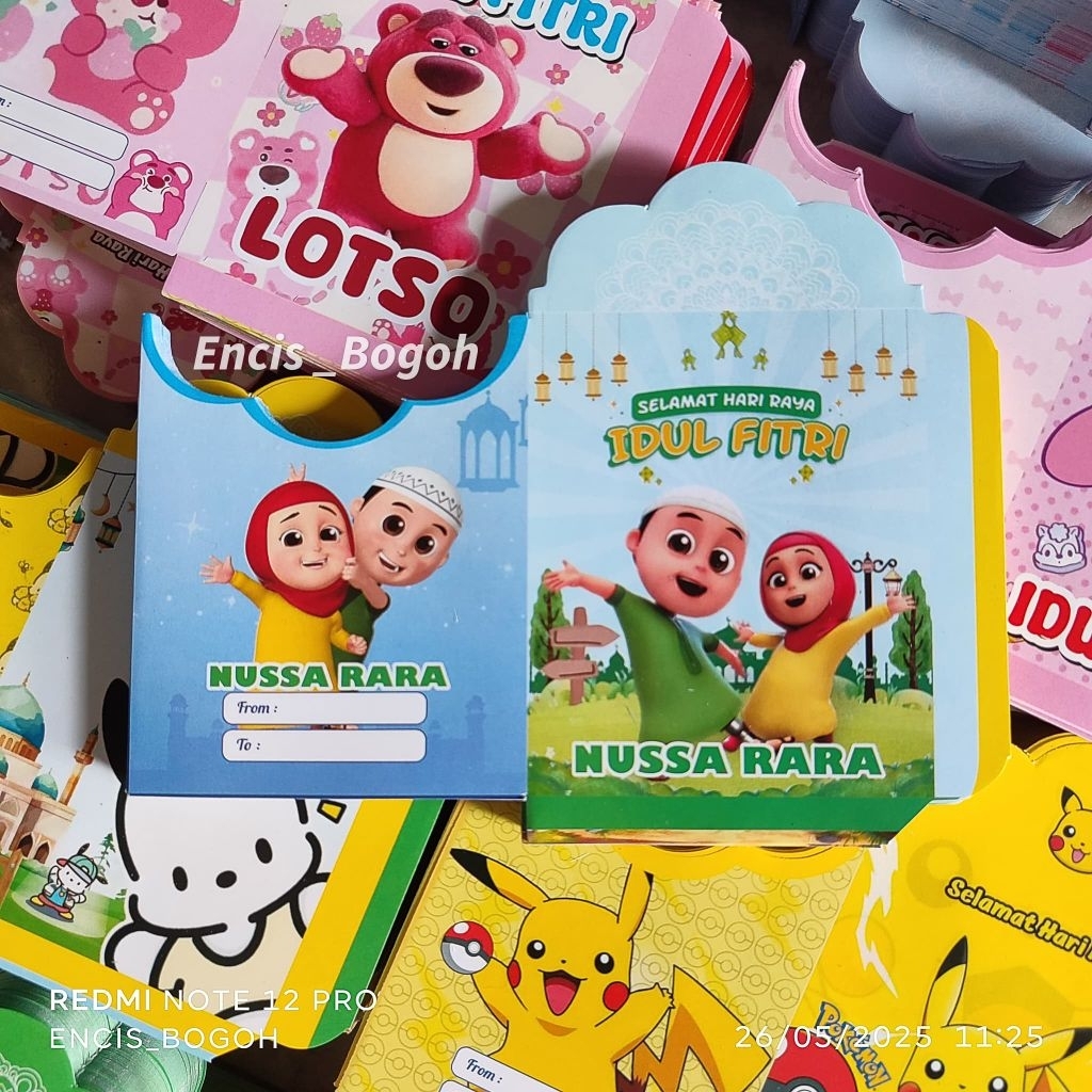 

PILIH MOTIF - 100 Lembar Amplop lebaran MEDIUM KARAKTER