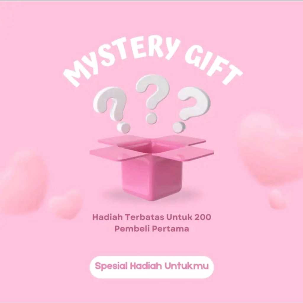 

mystery box hadiah vitaluxa isi random parfum, kutek, lotion, sabun, cushion