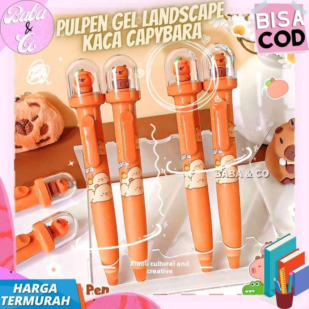 

PEN CETEK CAPYBARA KACA BOTOL LUCU UNIK PULPEN LANDSCAPE PEN CAPYBARA IMUT UNIK PULPEN FIGUR KAPIBARA CAPYBARA BOTOL IMUT UNIK MURAH COD