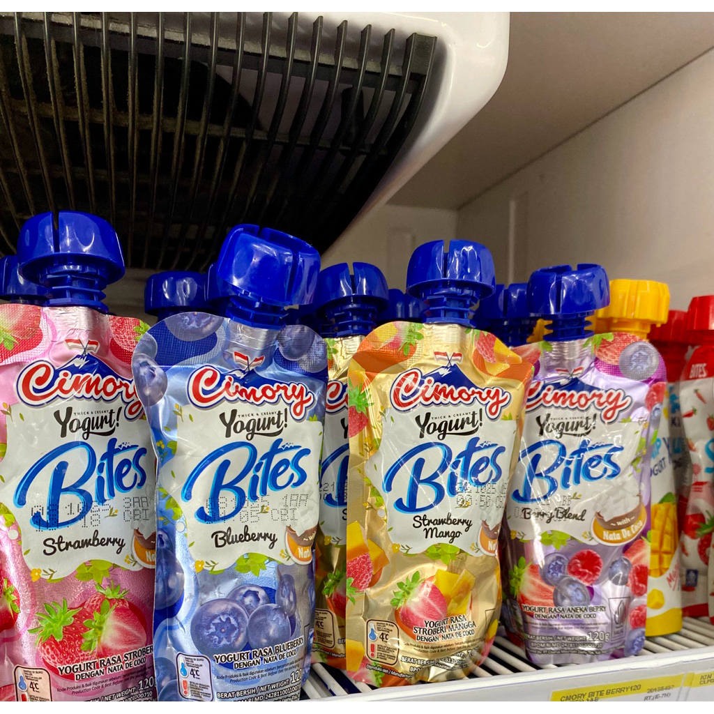 

new varian Cimory Yogurt Bites tersedia 6 varian rasa 120 gram