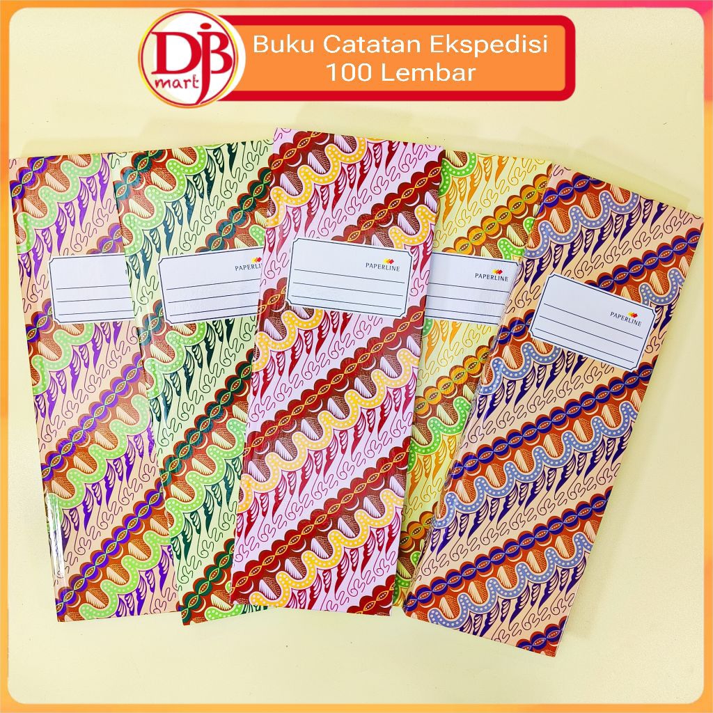 

DJB - Buku Catatan Paperline 100 Lembar Motif Batik | PPL HC 100 E P | 5 Warna Elegan | Notebook Ekspedisi