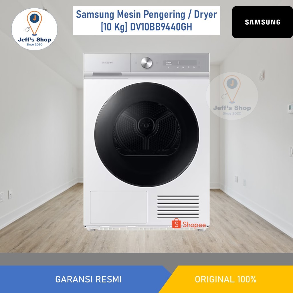 Samsung Mesin Pengering Pakaian / Dryer [10 Kg] DV10BB9440GHSE