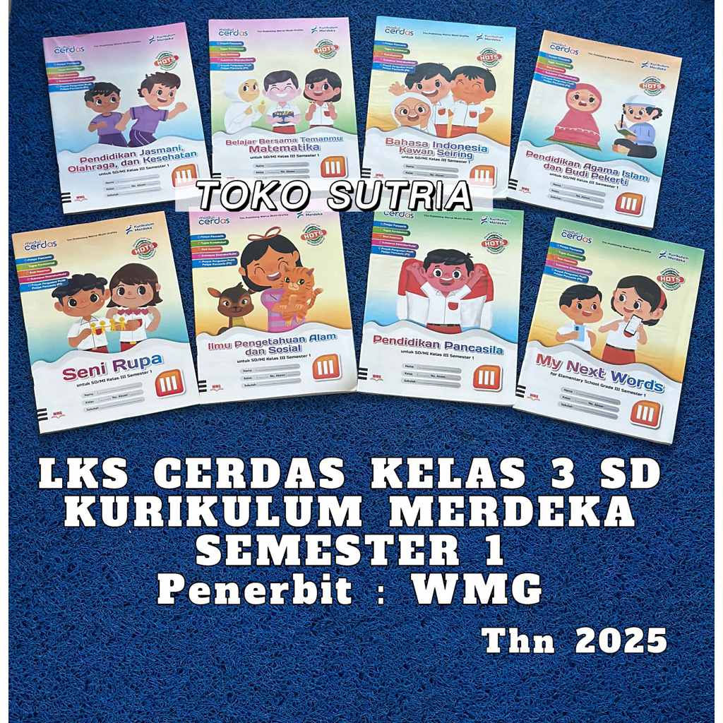 LKS CERDAS KELAS 3 SD SEMESTER 1 (K-MERDEKA) (WMG)