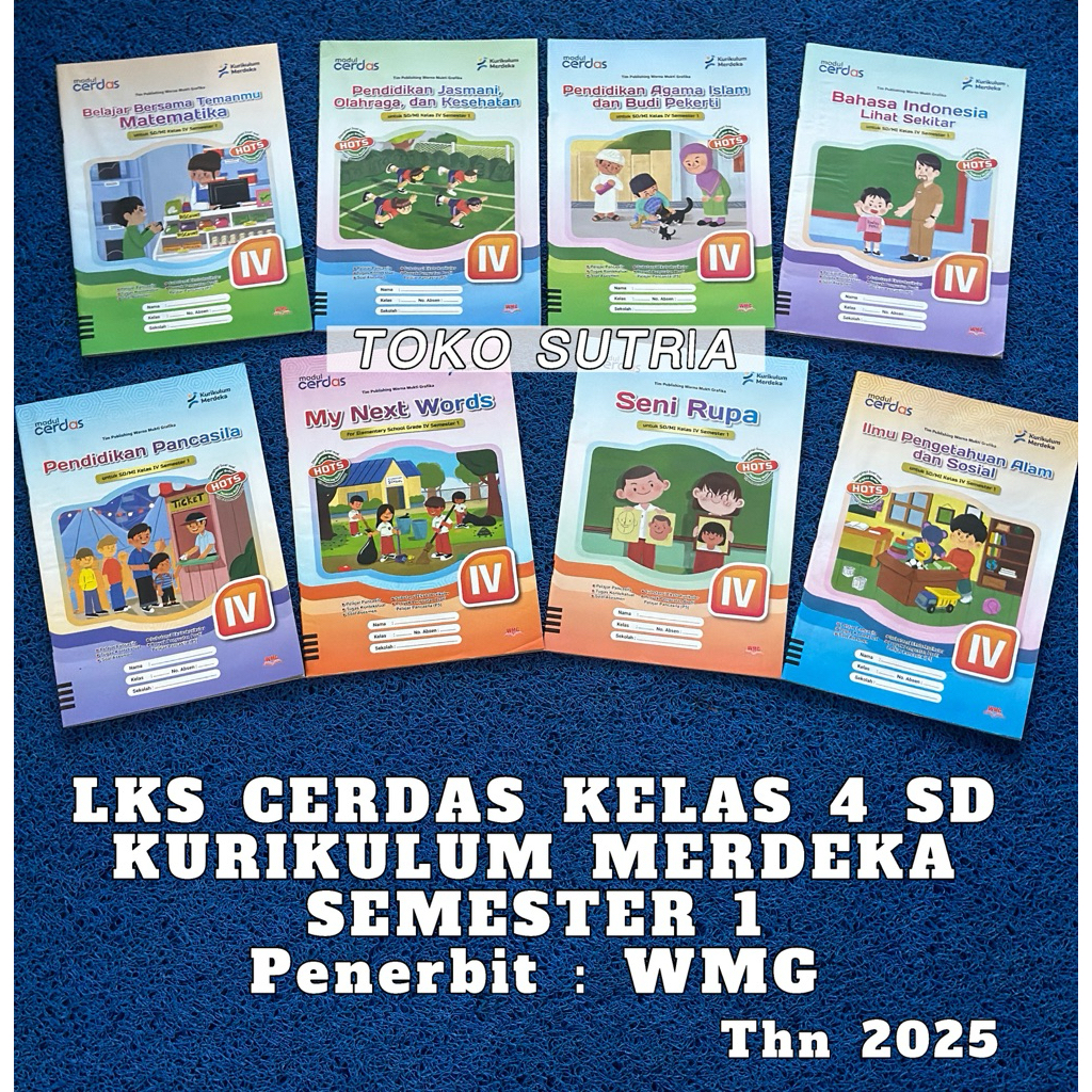LKS CERDAS KELAS 4 SD SEMESTER 1 (K-MERDEKA) (WMG)