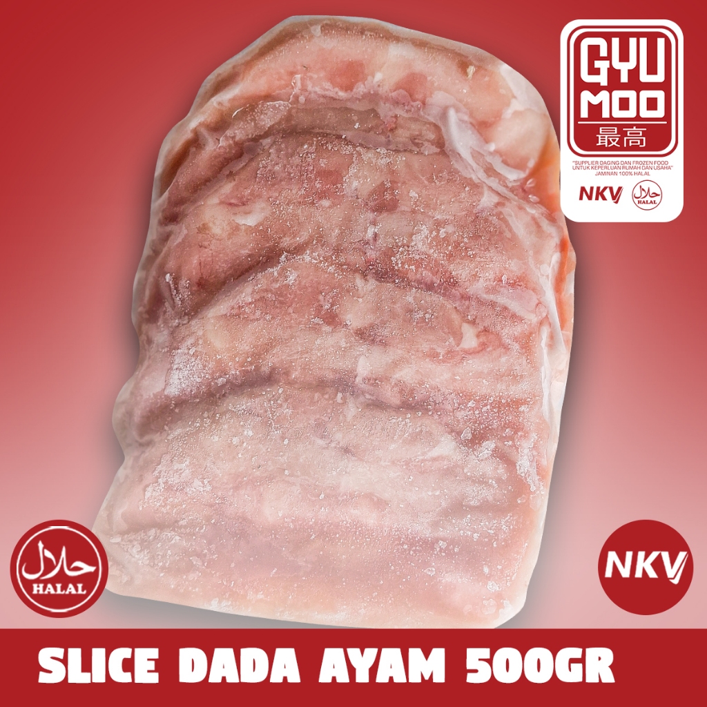

[GYUMOO SAIKO] Slice Dada Ayam 500gr