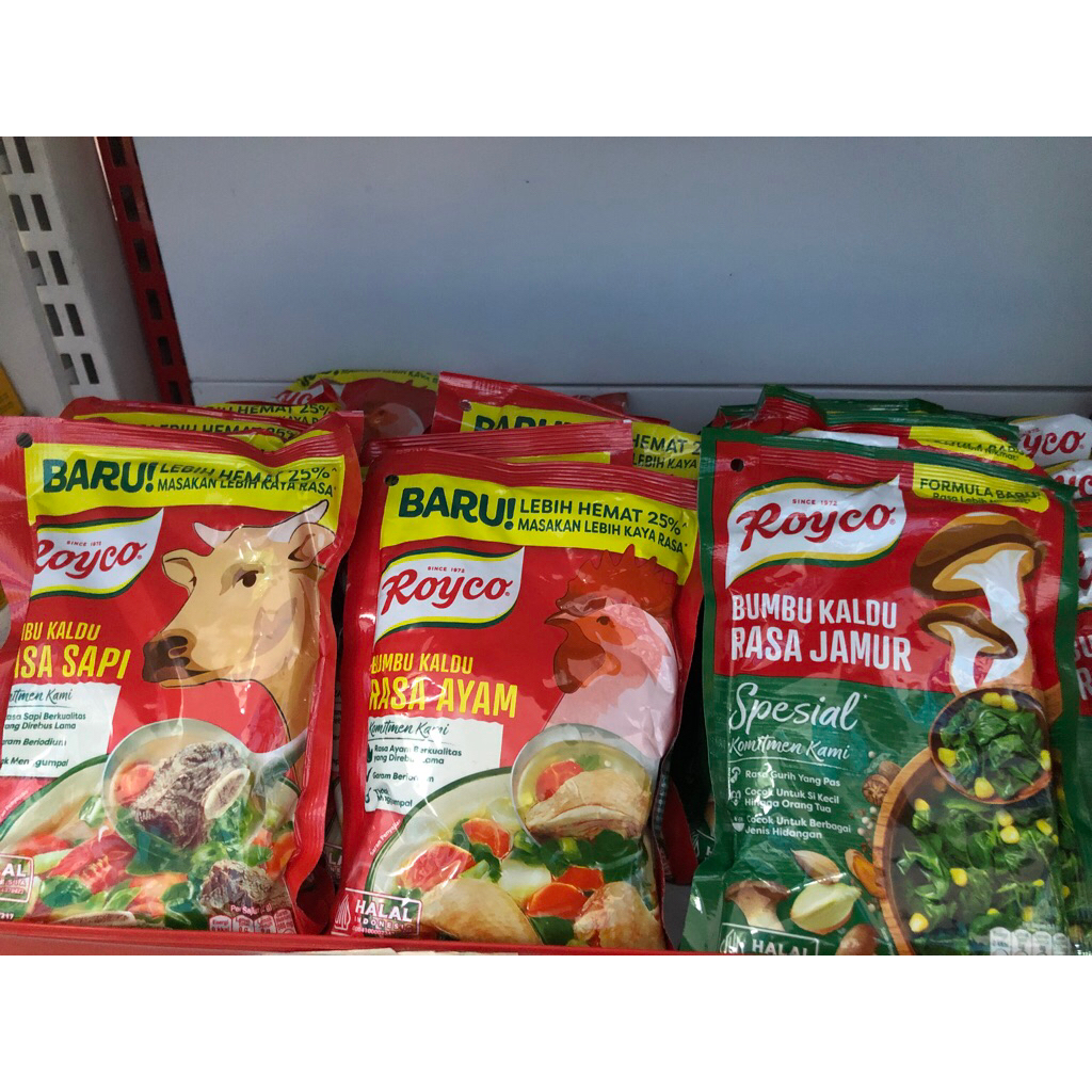 

Royco bumbu kaldu 220g & Royco kaldu jamur 170g