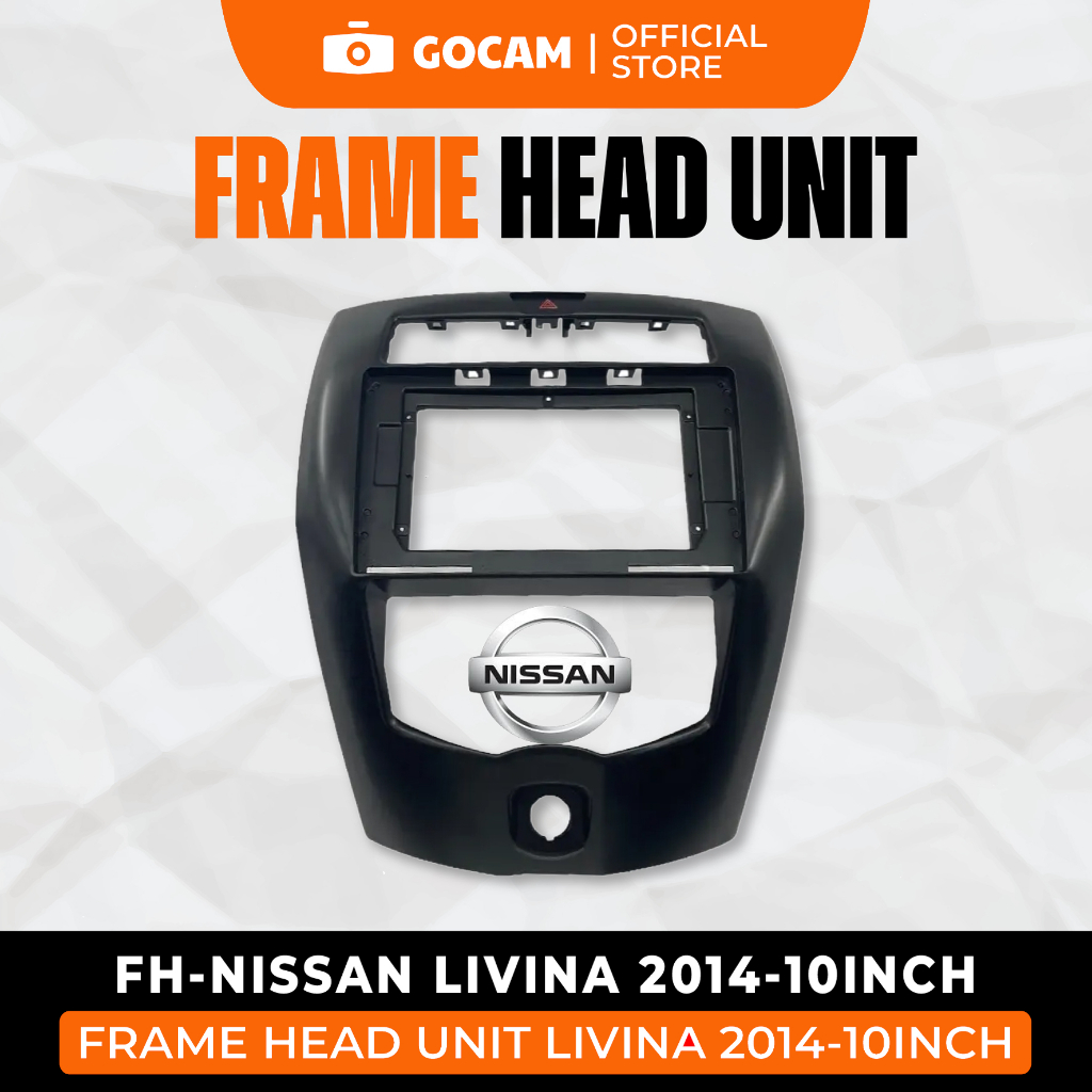 "Jual Produk GOCAM Frame Android Head Unit - Nissan Livina 2014 10 Inch Include Soket ''
