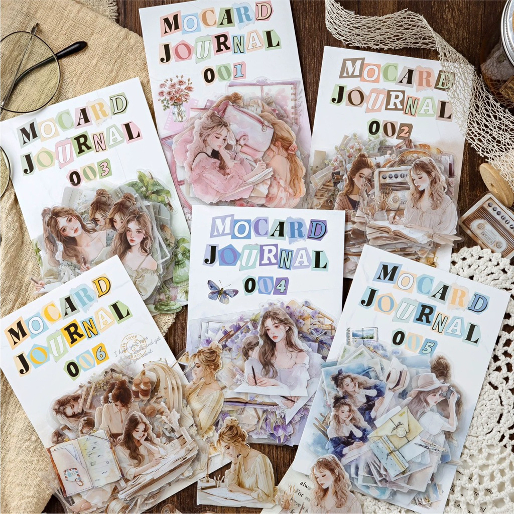 

{ SAMPLE } MO-CARD JOURNAL GIRL PVC STICKER SET